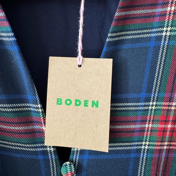 Boden Stewart Plaid Long Sleeve Maxi Dress - Picture 6 of 6